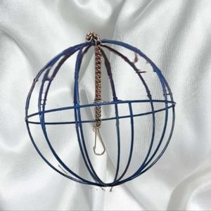 Pets hanging hay ball